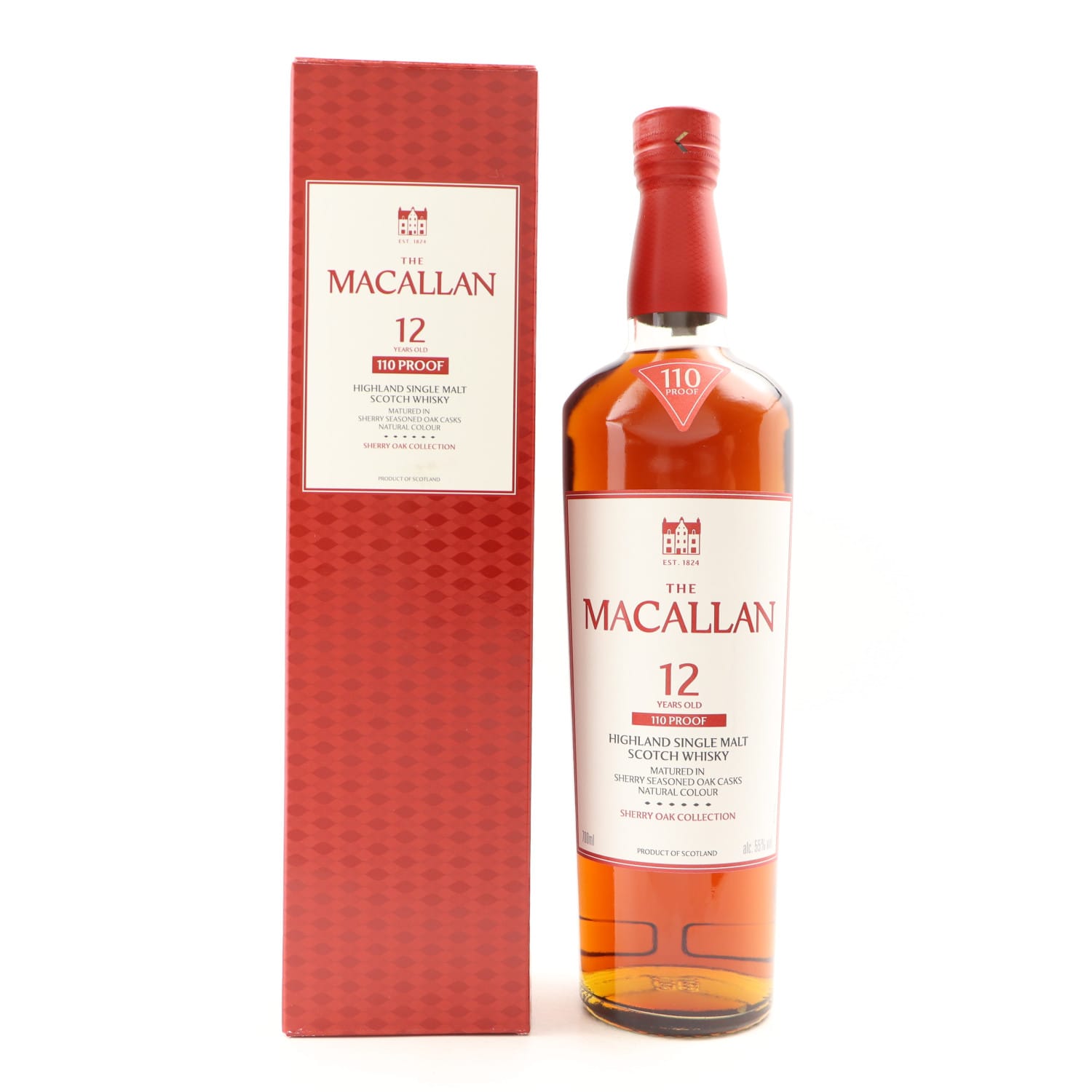 Macallan 12 Year Old Sherry Oak 70cl 40.00% Scotland Speyside Whisky 