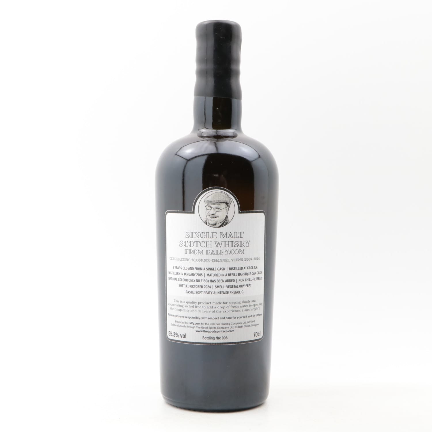 Caol Ila 2015 9 Year Old Ralfy.com 70cl 55.30% Islay Scotland Whisky 