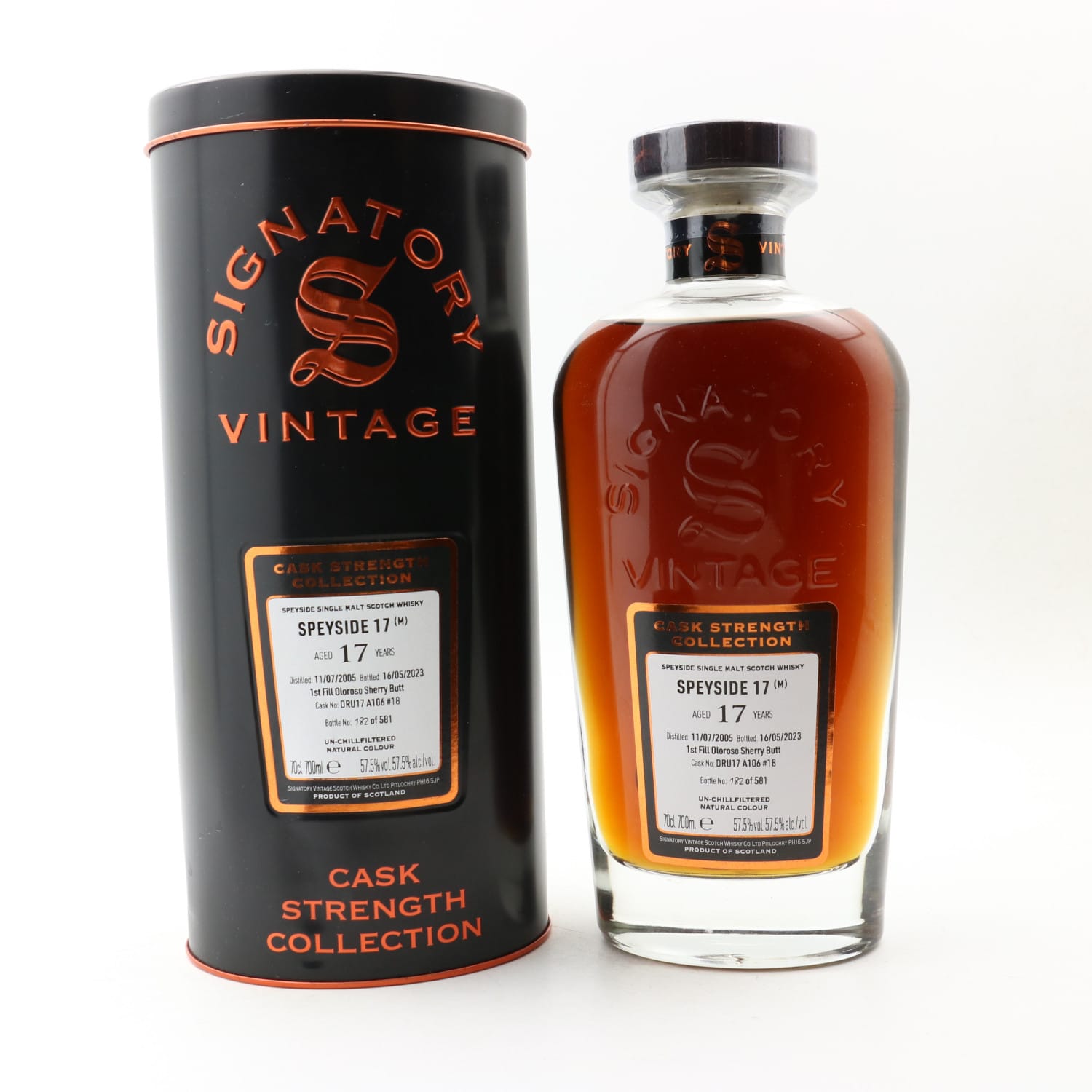 Speyside (M) 2005 17 Year Old Signatory 70cl 57.50% Highlands Scotland Whisky