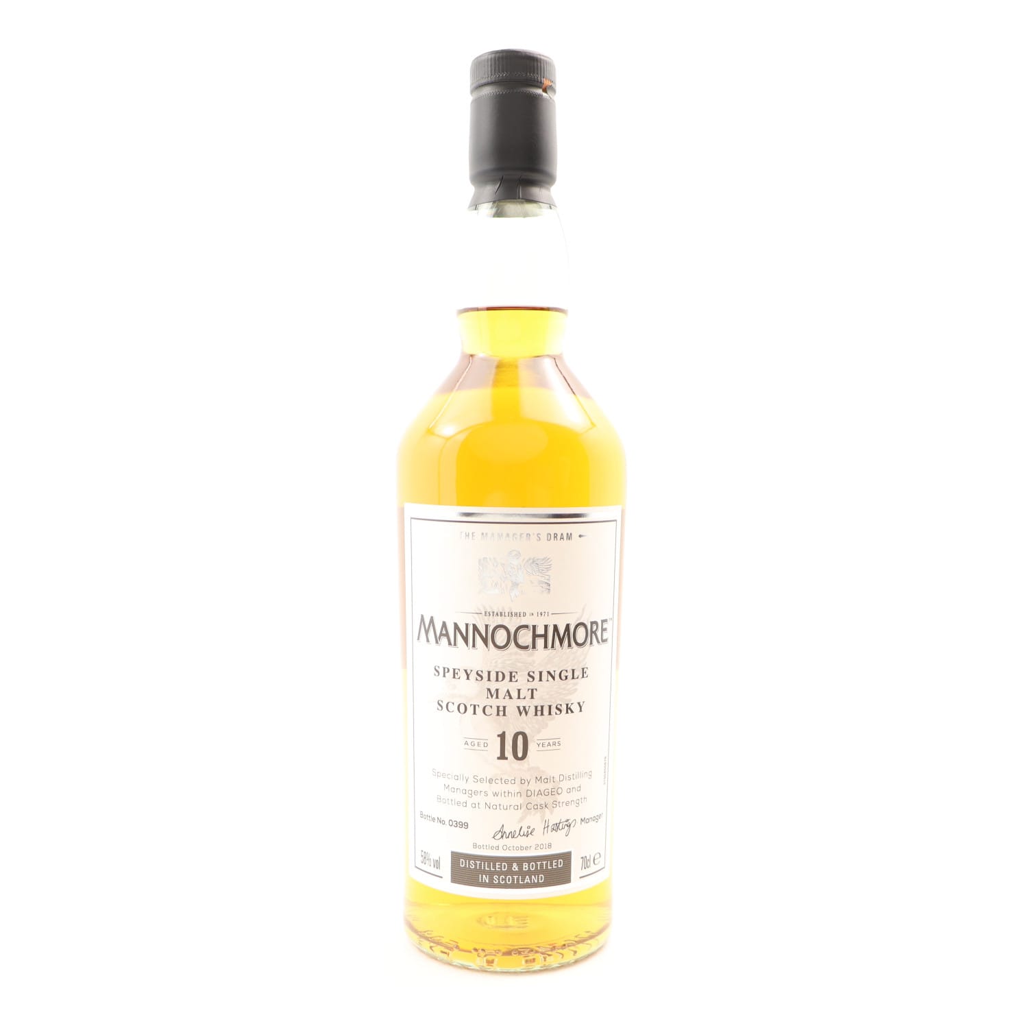 Manager’s Dram Mannochmore 10 Year Old 70cl 58.00% Scotland Speyside Whisky 