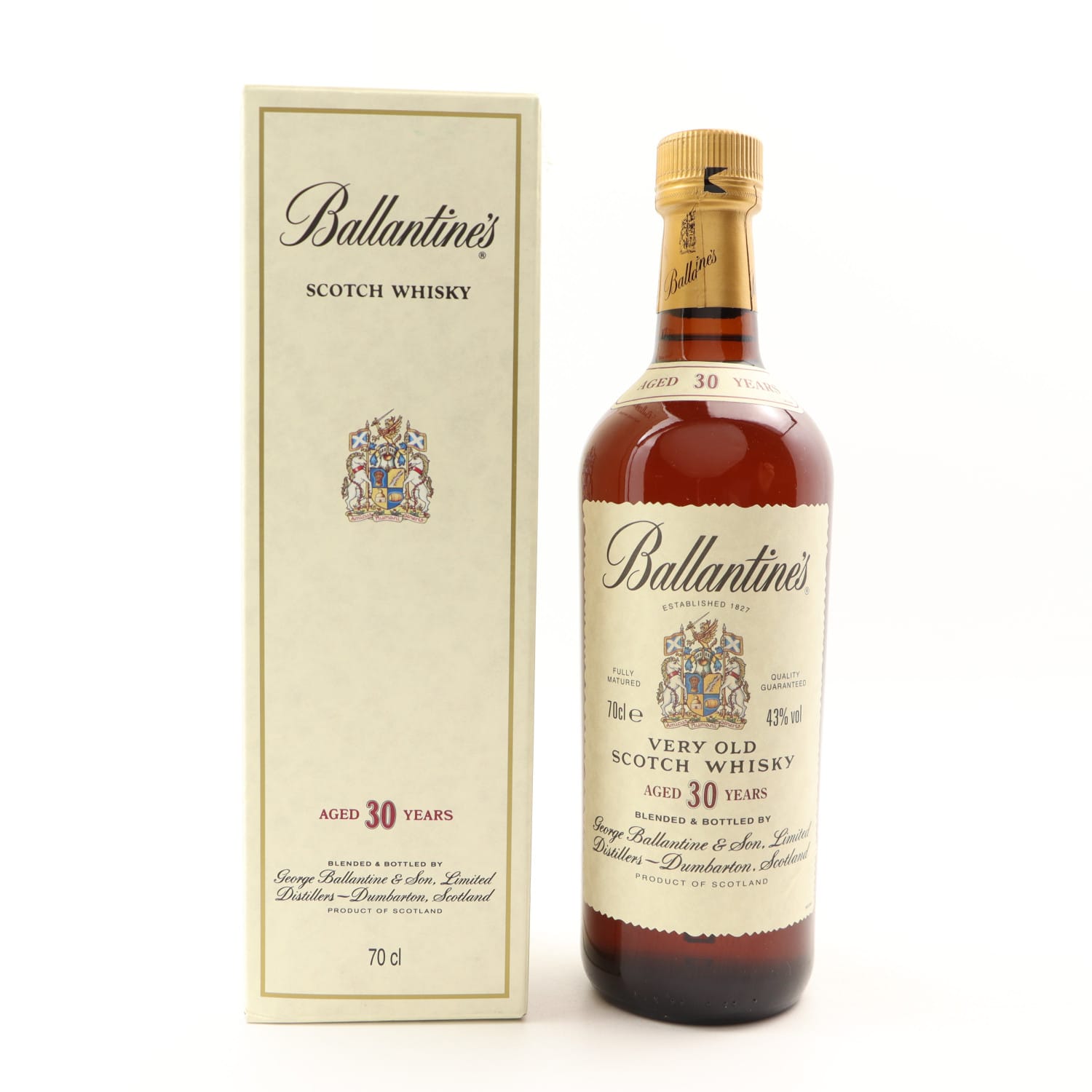 Ballantine’s 30 Year Old 70cl 43.00% Scotland Whisky