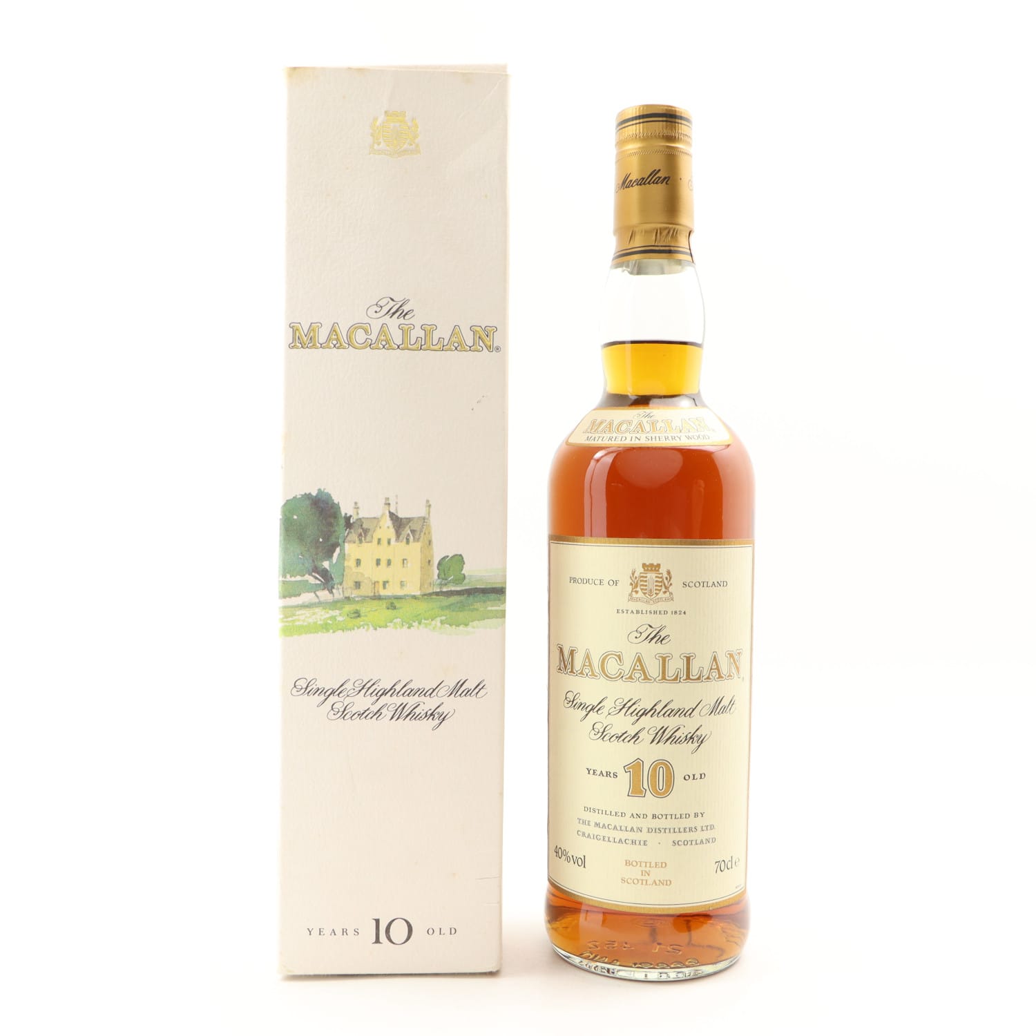 Macallan 10 Year Old Circa 1990’s 70cl 40.00% Scotland Speyside Whisky 