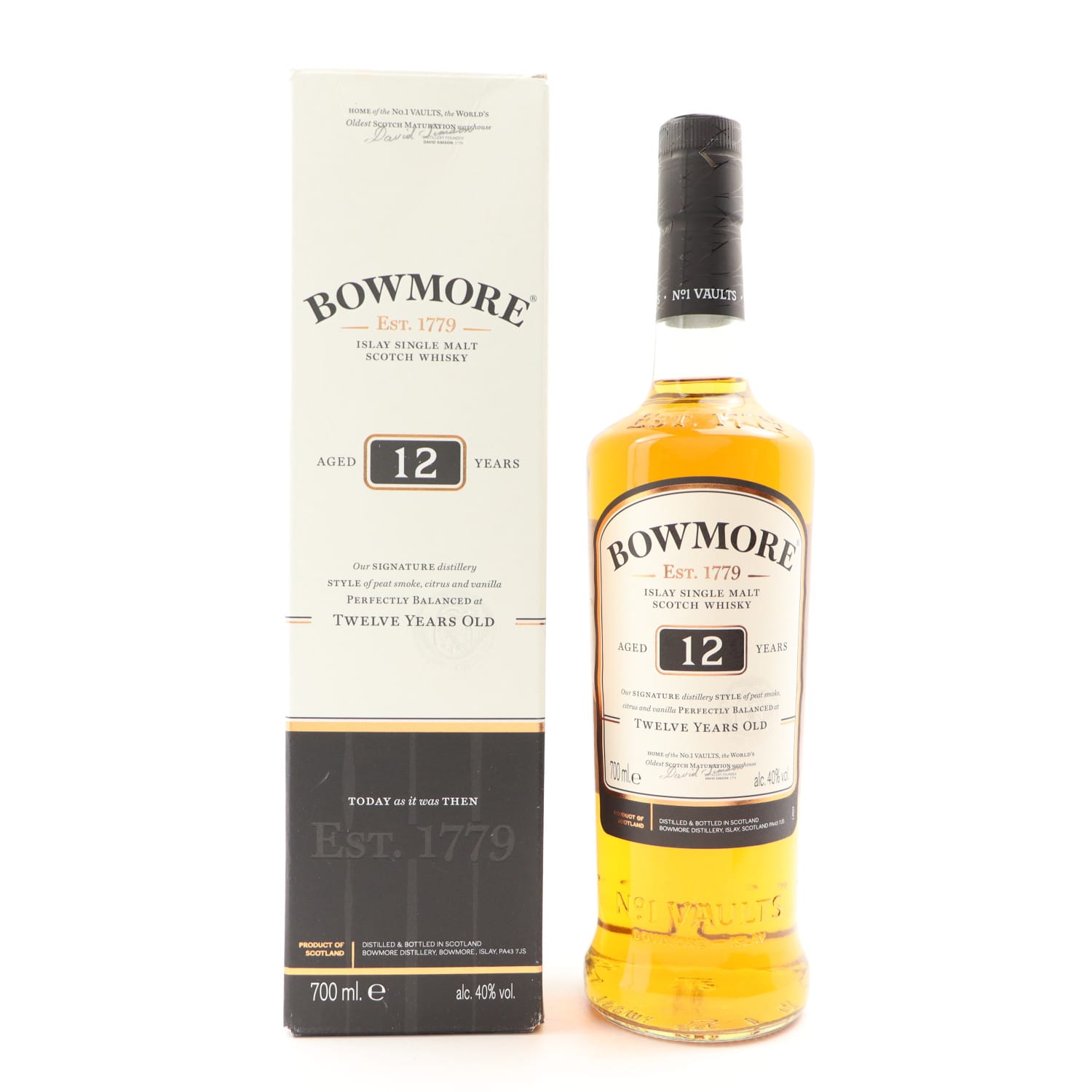 Bowmore 12 Year Old 70cl 40.00% Scotland Whisky 