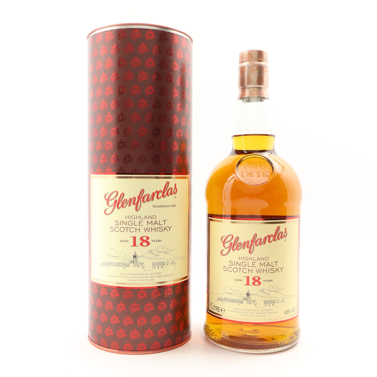 Glenfarclas 18 Year Old 1L 100cl 43.00% Scotland Speyside Whisky 