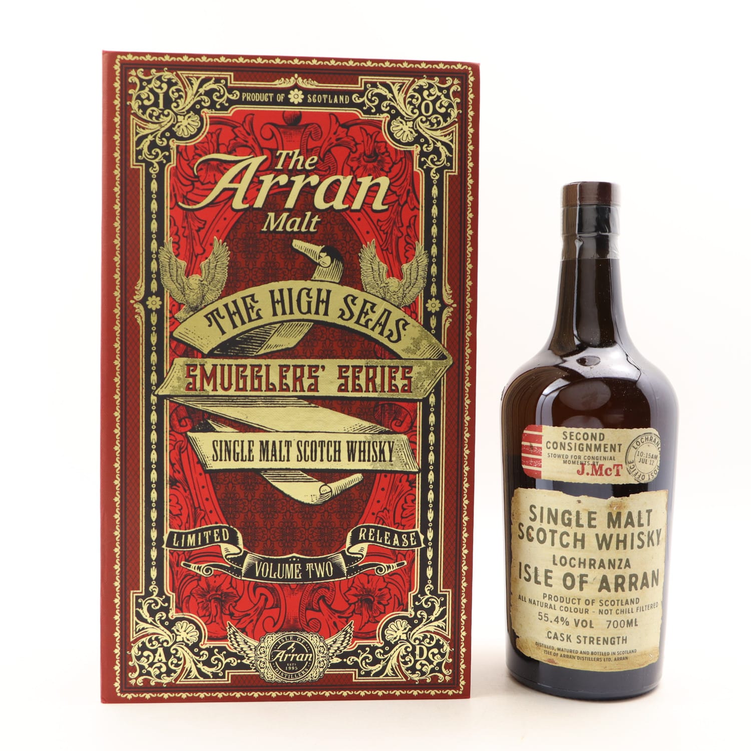 Arran Smugglers’ Series – Volume Two ‘The High Seas’ 70cl 55.40% Islands Scotland Whisky 