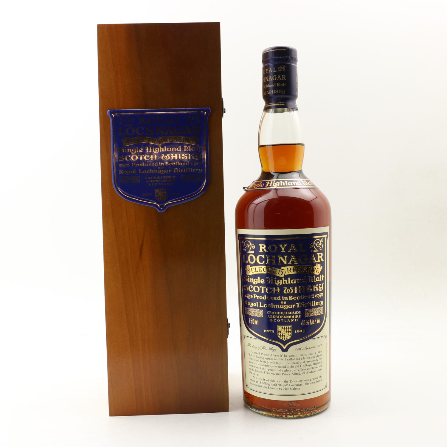 Royal Lochnagar Selected Reserve 75cl 75cl 43.00% Highlands Scotland Whisky 