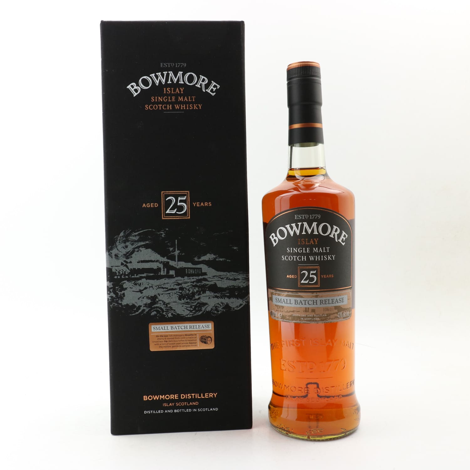 Bowmore 25 Year Old Small Batch Release 70cl 43.00% Islay Scotland Whisky