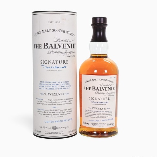 Balvenie – 12 Year Old (Signature, Batch #2) 70cl 40.00% Scotland Whisky