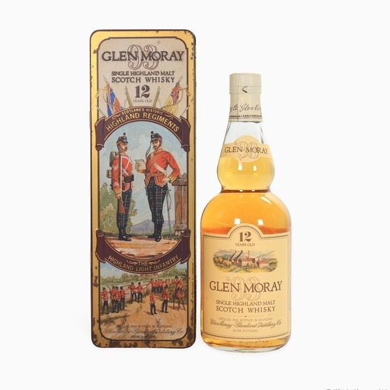 Glen Moray – 12 Year Old (The Highland Light Infantry Tin) 75cl 75cl 40.00% Scotland Whisky